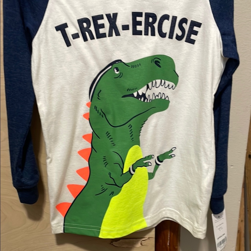 T-Rexercise Graphic Long Sleeve Shirt